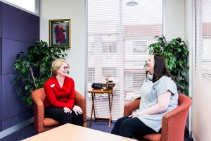 Women in conversation