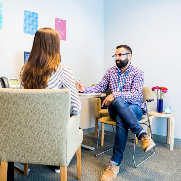 Discussion with patient