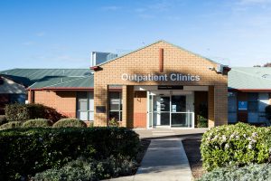 Outpatient Clinics building entrance
