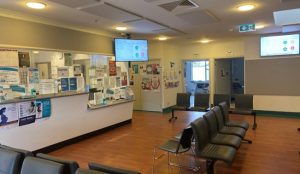 Outpatients waiting area